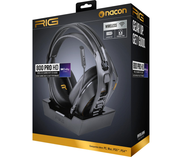 Nacon PC RIG800PROHD - czarne - 1117999 - zdjęcie 4